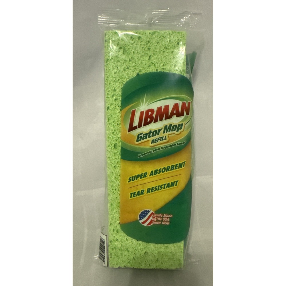 Libman‎ Gator Mop Refill Sponge #3021 New